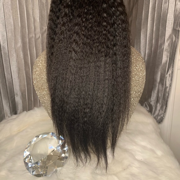 Kinky Straight Human Hair Ponytails - Picture 1 of 2